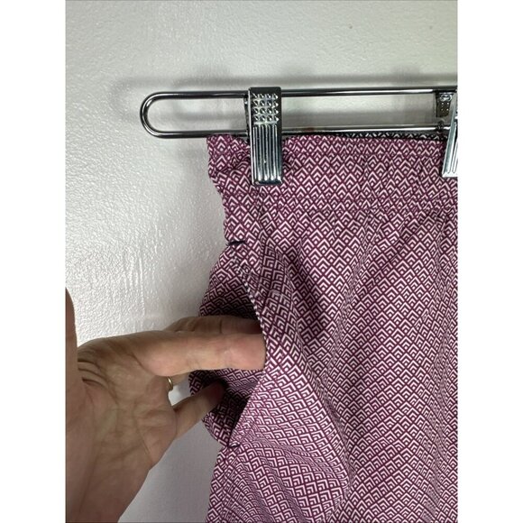 Ted Baker London Men's 7 = US 40 Basket Lined Swim Trunks Pink Geometric EUC - Picture 5 of 16